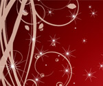 red swirls